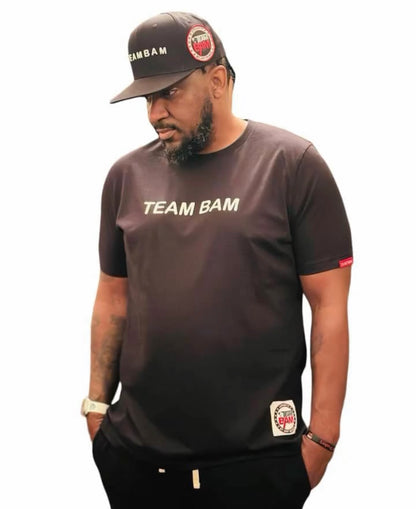 Team Bam Logo Black Short Sleeve T-shirt - TEAM BAM CLOTHING