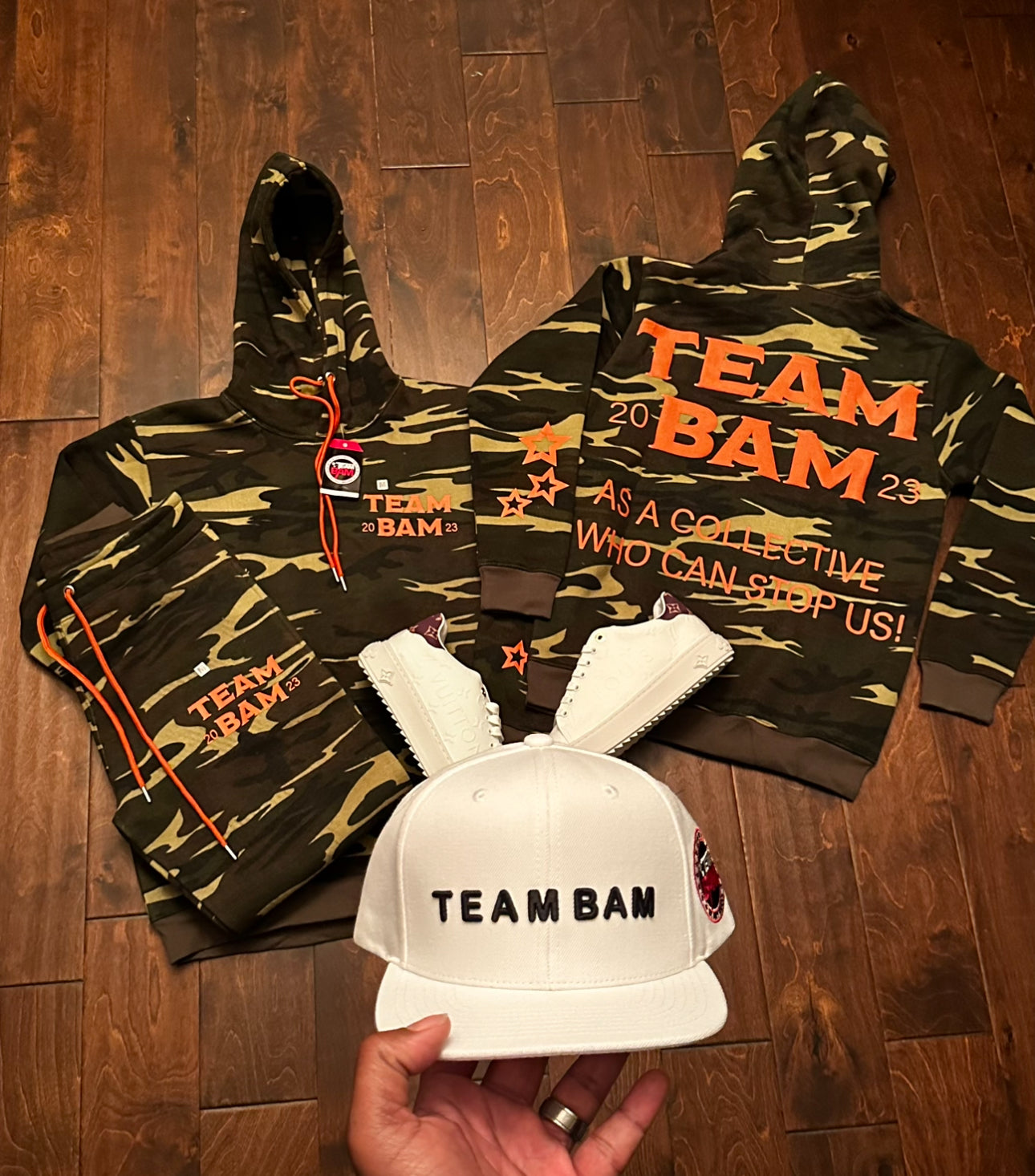 Team BAM Camo Hoodie Set (Limited Drop)