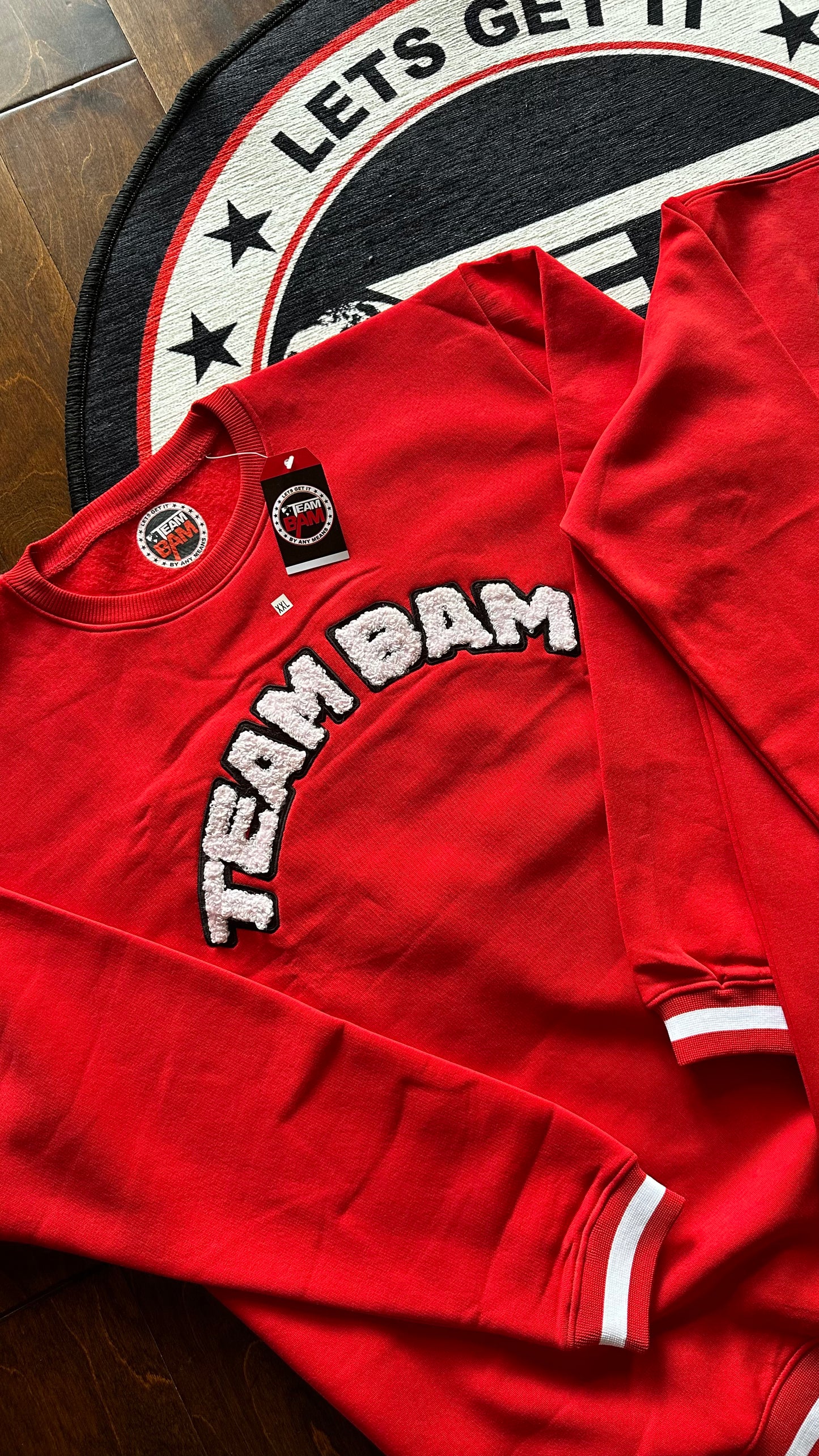 Team BAM's Heart Month Crewneck