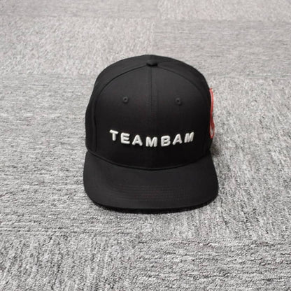 TEAM BAM BLACK CROWN CAP - TEAM BAM CLOTHING